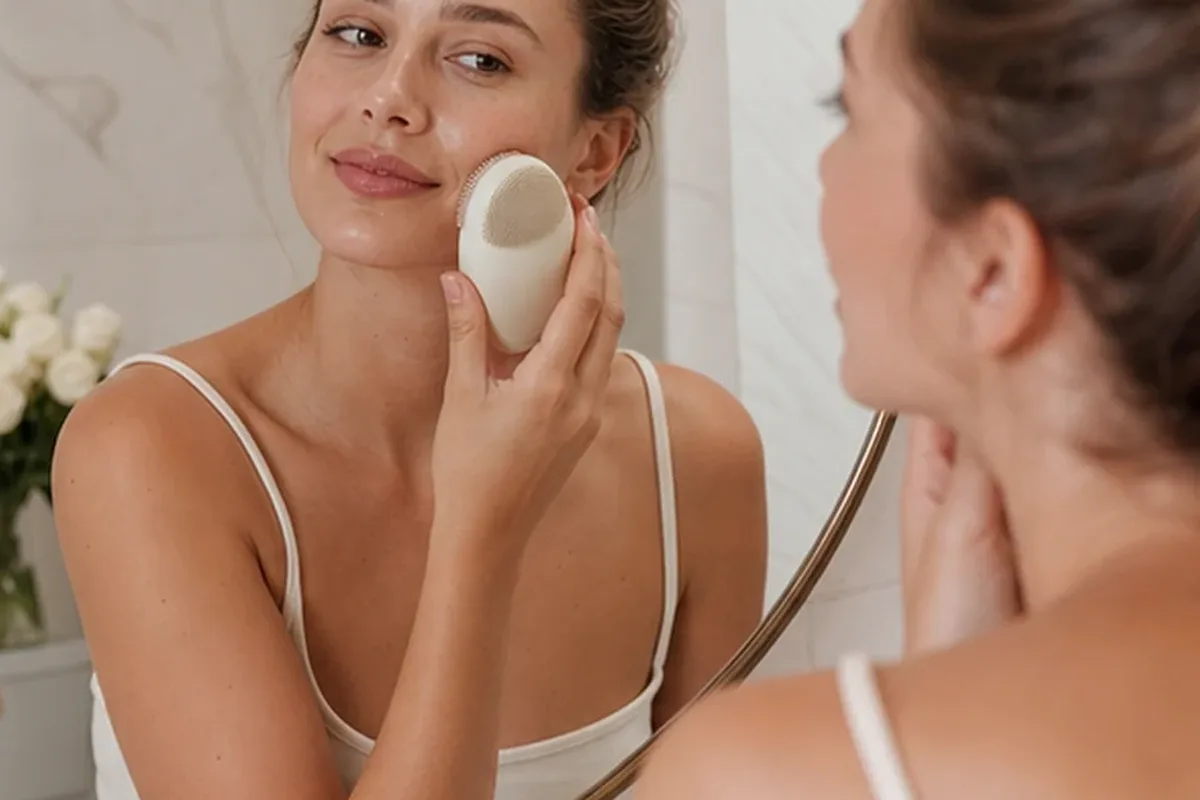Redaktioneller Beauty-Moment zur Ausgangslage bei Gesichtsreinigung für Mischhaut