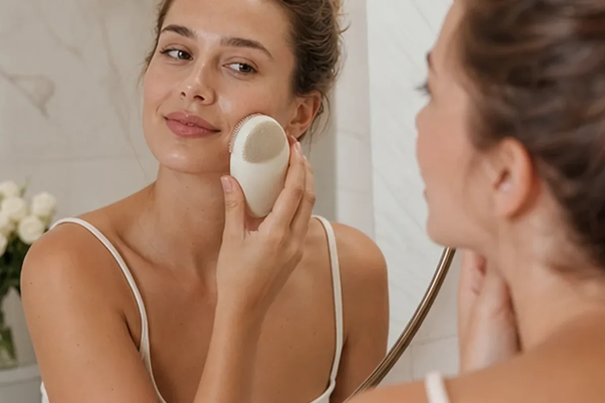 Redaktioneller Beauty-Moment zur Ausgangslage bei Augenpflege für fettige Haut