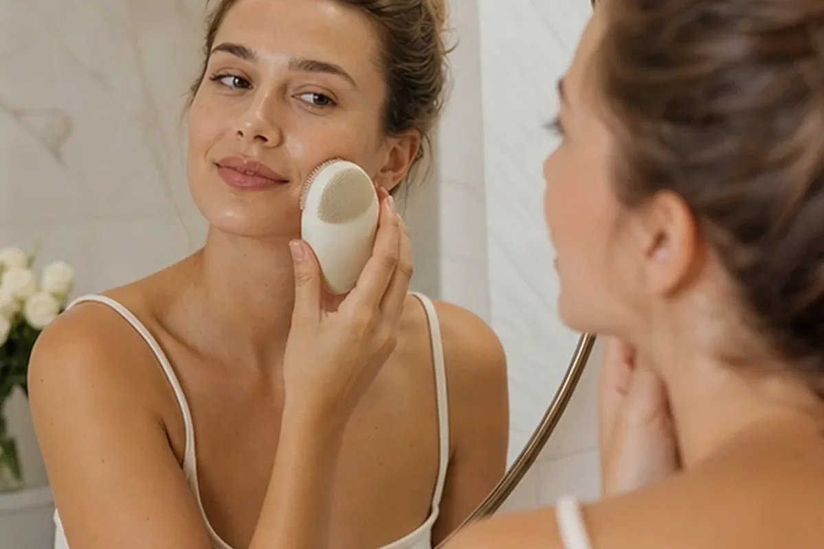 Authentische Beauty-Routine passend zum Thema Hyaluron-Serum bei Rötungen
