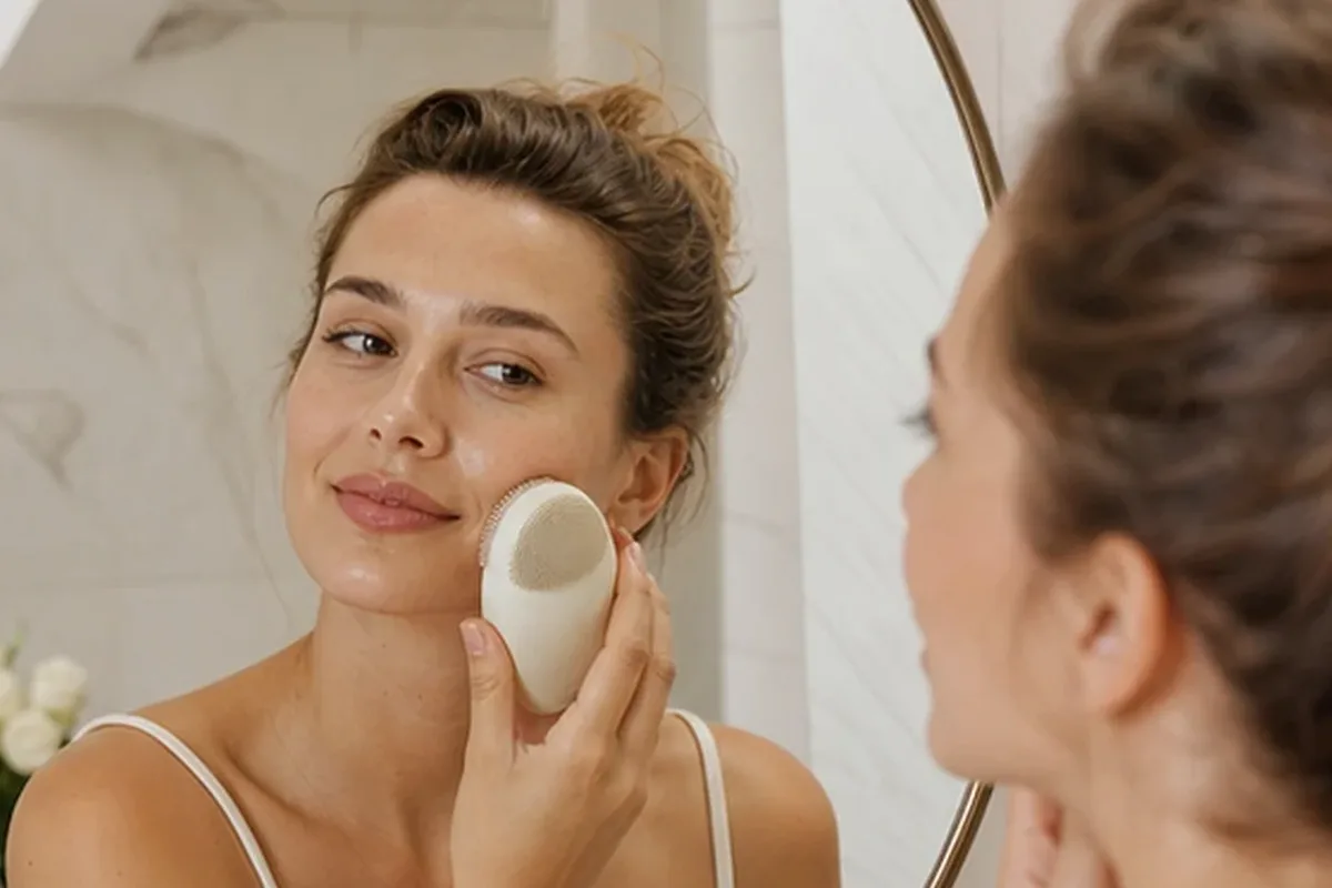Authentische Beauty-Routine passend zum Thema Niacinamid