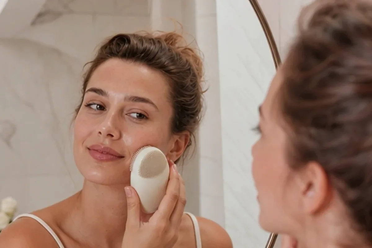 Emotionaler und authentischer Anwendungsmoment rund um Beauty-Wirkstoffe