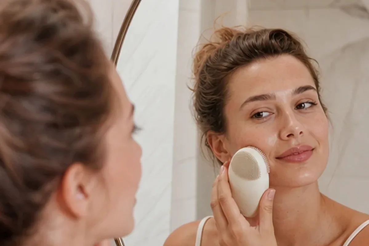 Authentische Beauty-Routine passend zum Thema Augenpflege bei Pigmentflecken