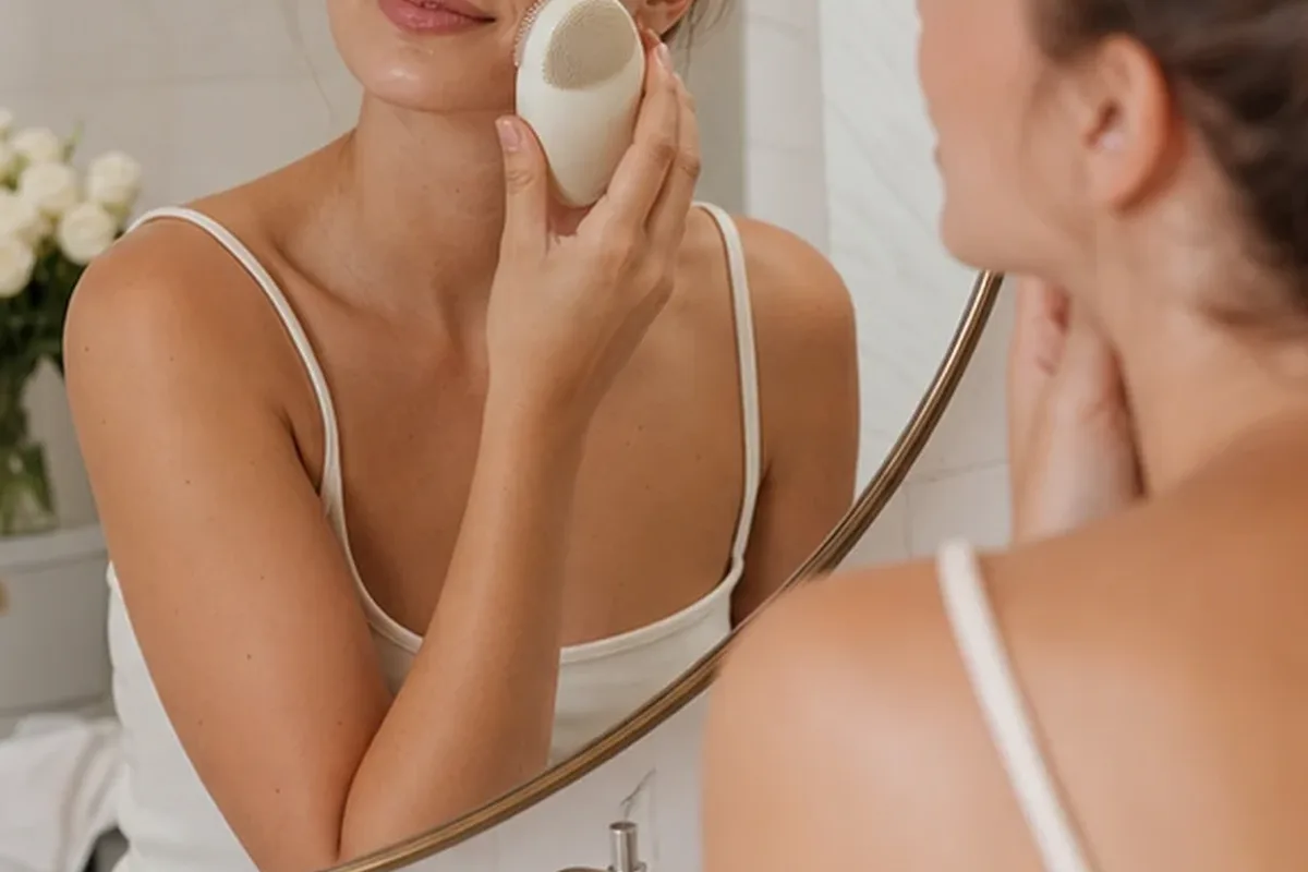 Hochwertige Beauty-Inszenierung zu Auswahlkriterien für Augenpflege für trockene Haut