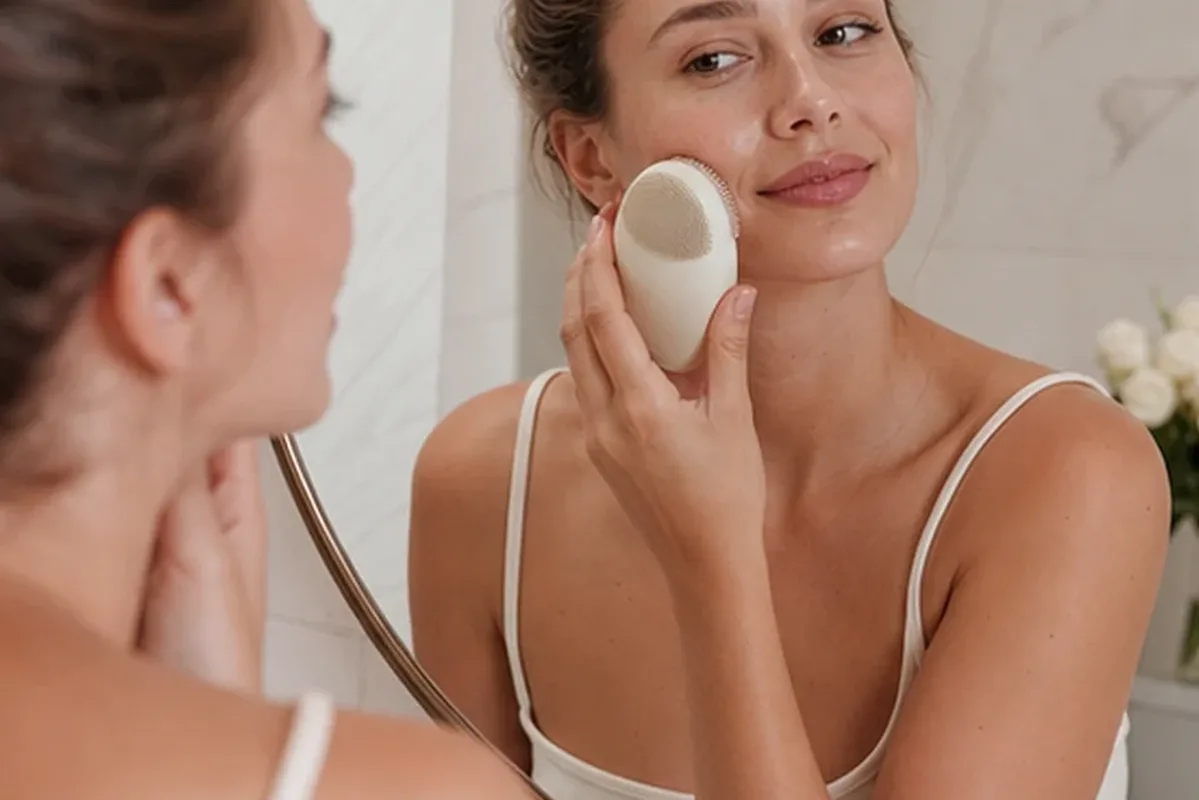 Emotionaler und authentischer Anwendungsmoment rund um Chemisches Peeling bei Rötungen