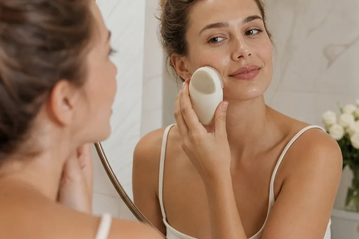 Redaktioneller Beauty-Moment zur Ausgangslage bei Gesichtscreme für trockene Haut