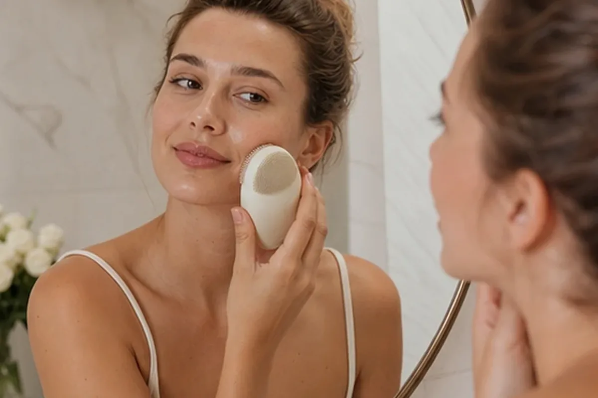 Hochwertige Beauty-Inszenierung zu Auswahlkriterien für Elektrische Zahnbürste für Reisen