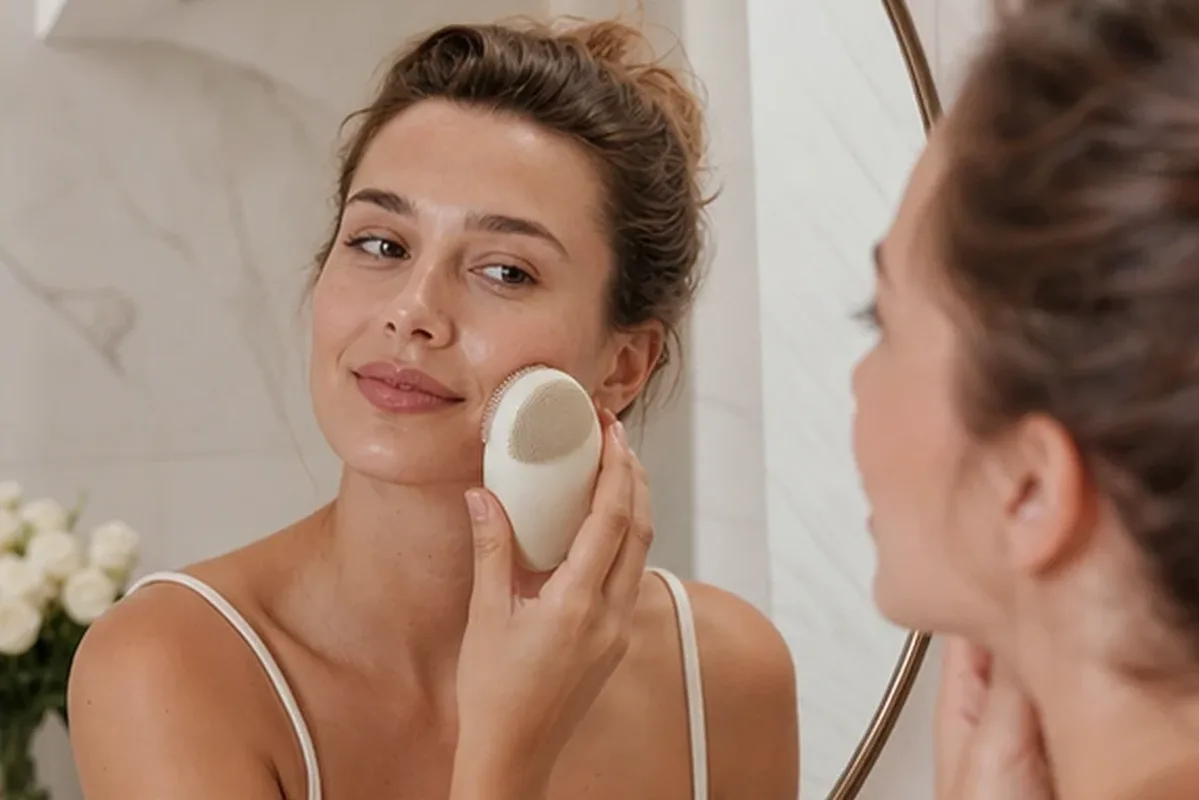 Authentische Beauty-Routine passend zum Thema Reinigungsöl für trockene Haut