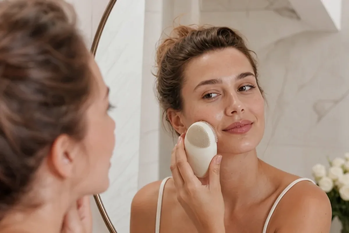 Redaktioneller Beauty-Moment zur Ausgangslage bei Kosmetikspiegel bei kleinem Budget