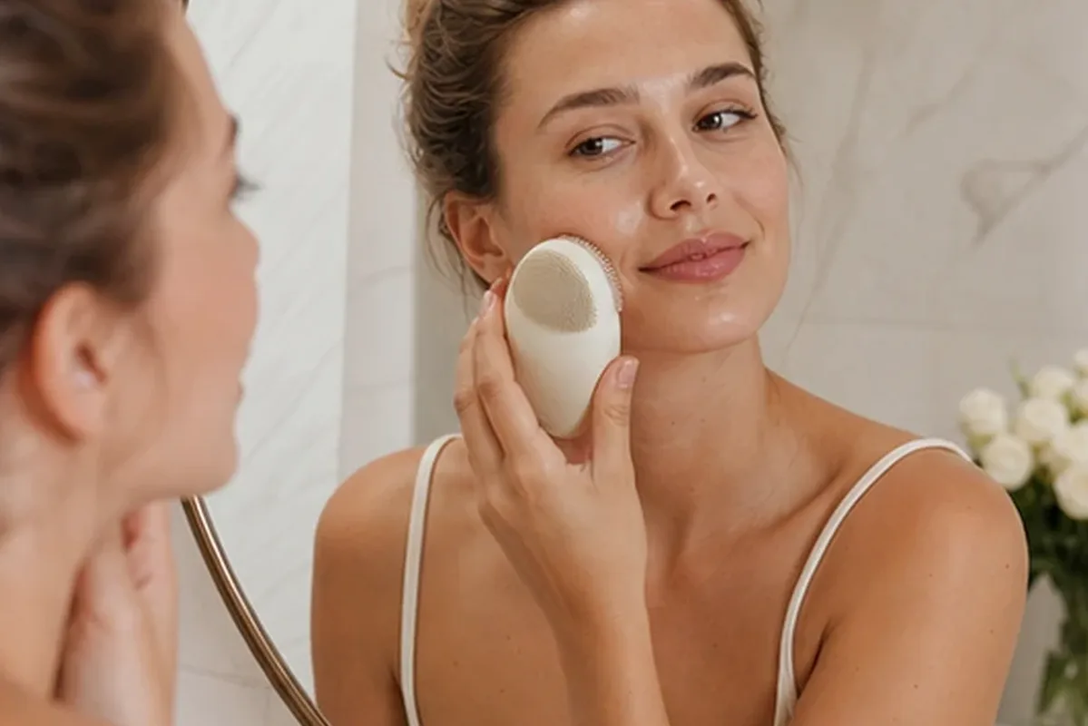 Authentische Beauty-Routine passend zum Thema Massagegerät für Anfänger
