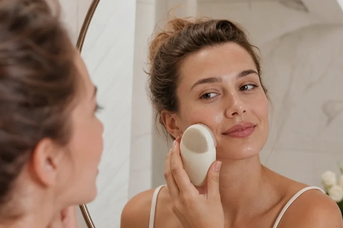 Authentische Beauty-Routine passend zum Thema Gesichtsreinigung für Mischhaut