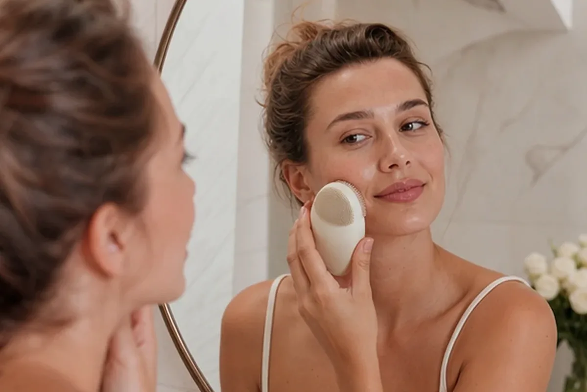 Redaktioneller Beauty-Moment zur Ausgangslage bei Feuchtigkeitsserum für empfindliche Haut