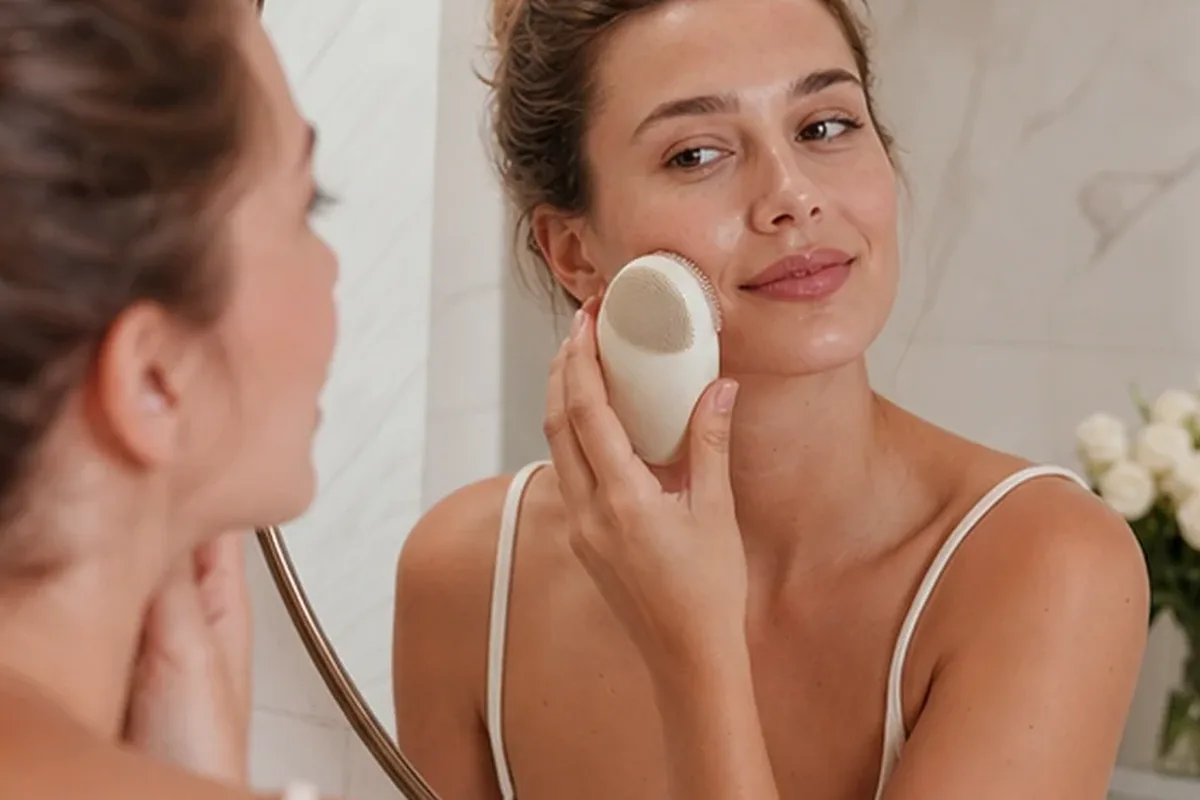 Hochwertige Beauty-Inszenierung zu Auswahlkriterien für Gesichtswasser für unreine Haut
