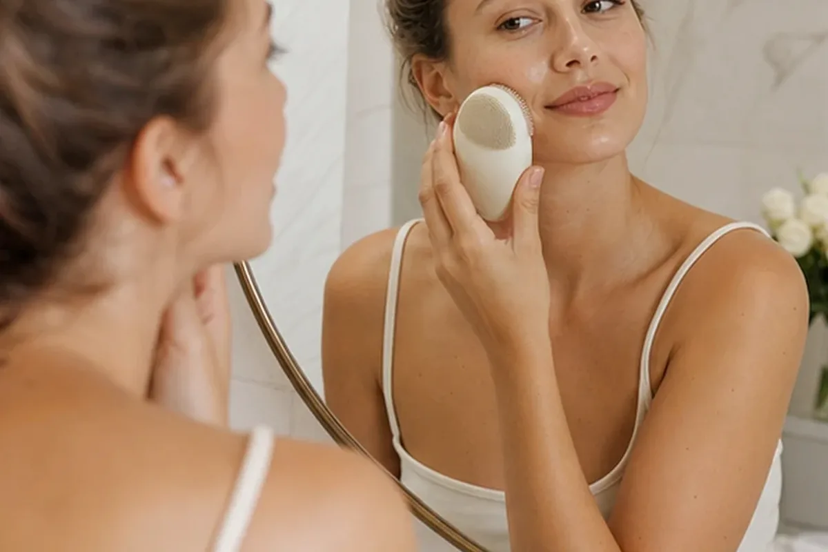 Redaktioneller Beauty-Moment zur Ausgangslage bei Hautbarriere-Pflege bei Pigmentflecken