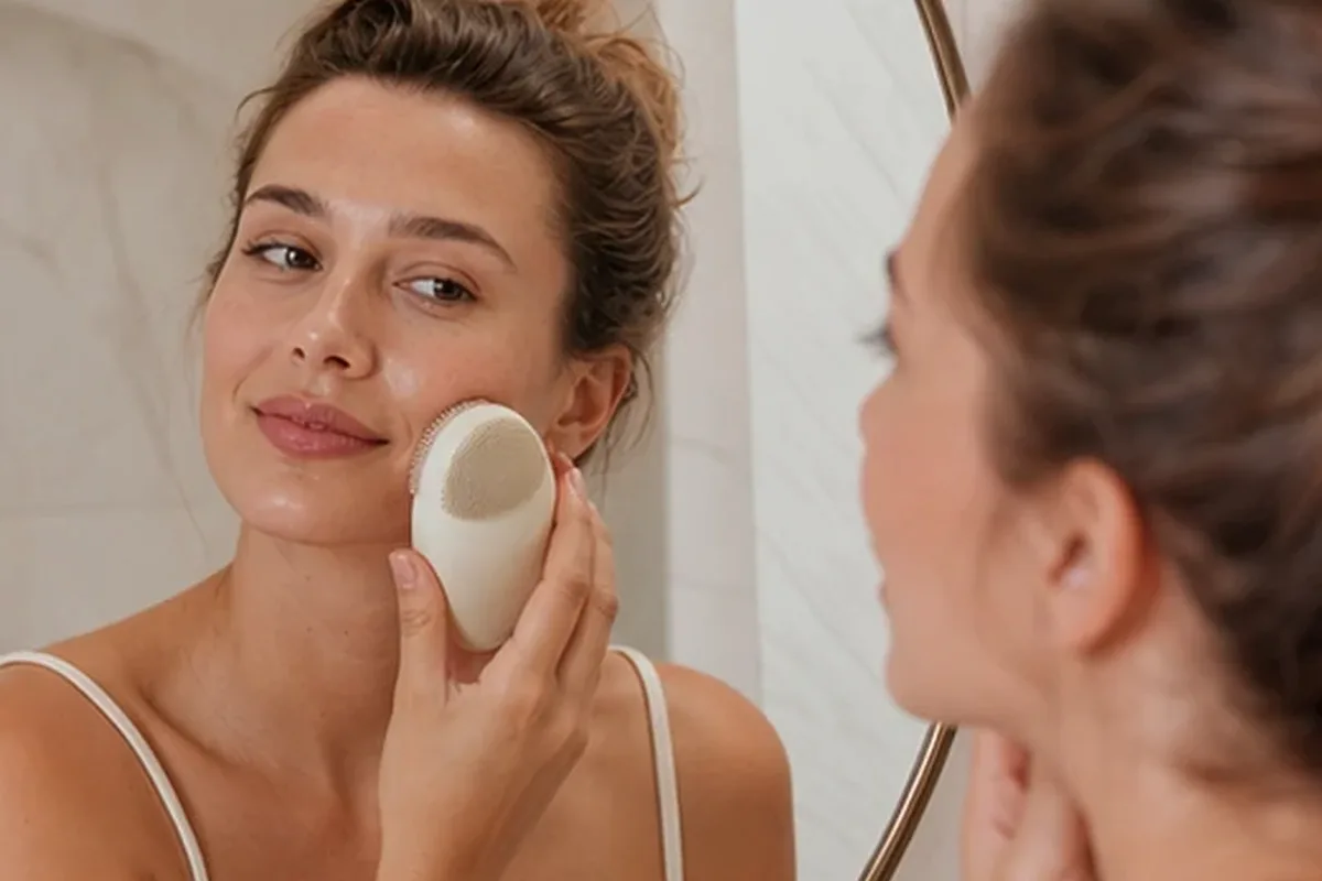 Authentische Beauty-Routine passend zum Thema Mizellenwasser für fettige Haut