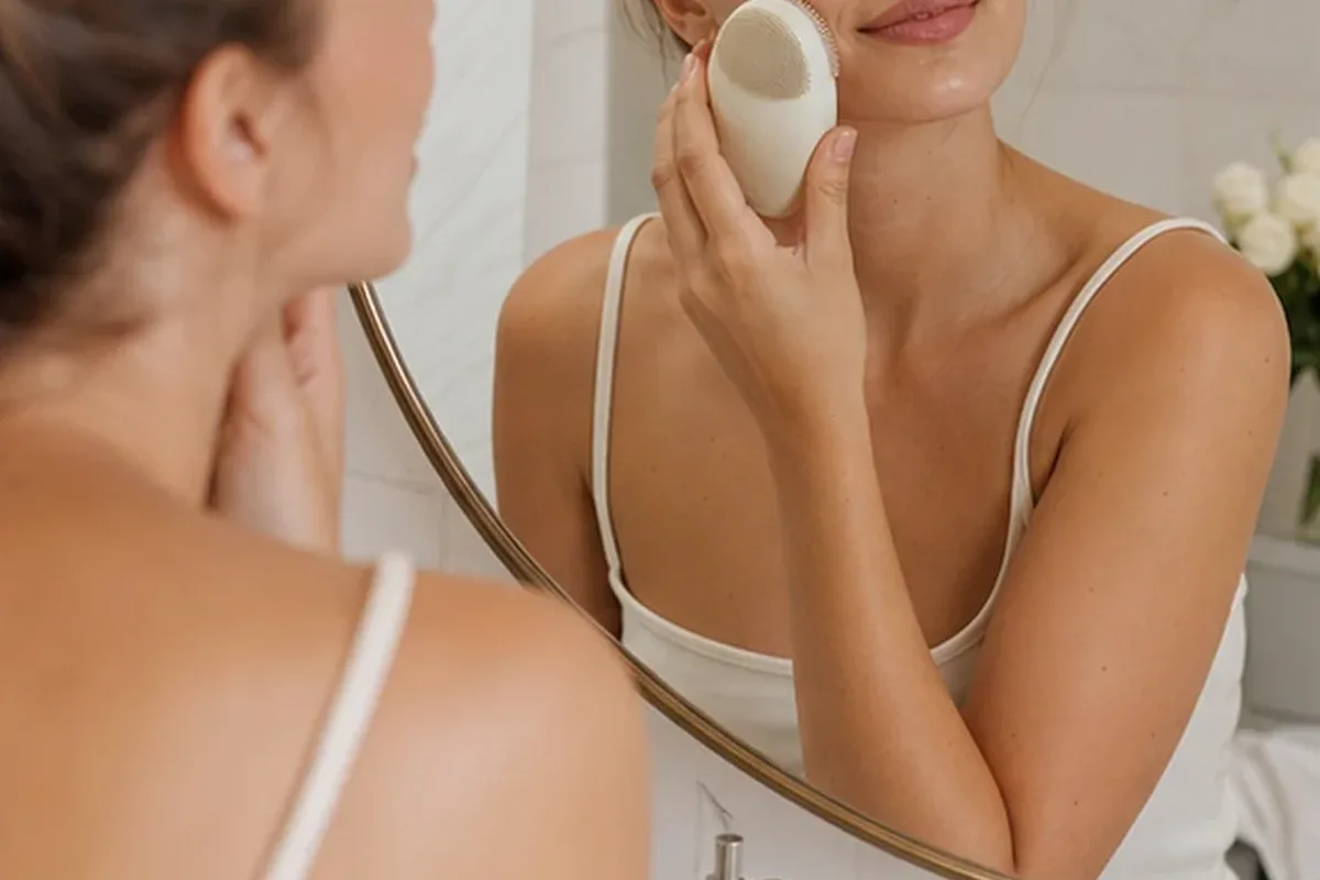 Authentische Beauty-Routine passend zum Thema Retinol-Serum für empfindliche Haut