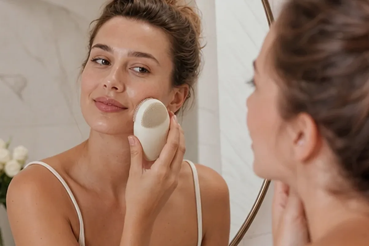 Redaktioneller Beauty-Moment zur Ausgangslage bei Hautbarriere-Pflege für Mischhaut