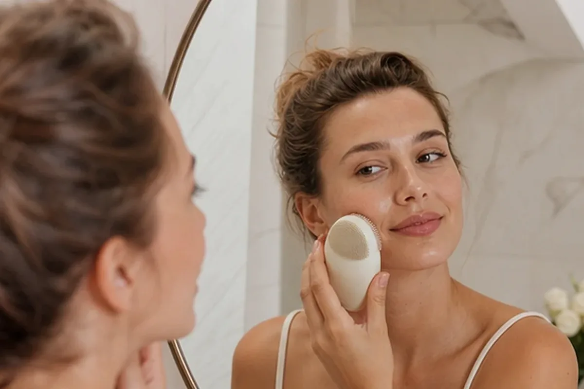 Authentische Beauty-Routine passend zum Thema Hyaluron-Serum bei Pigmentflecken