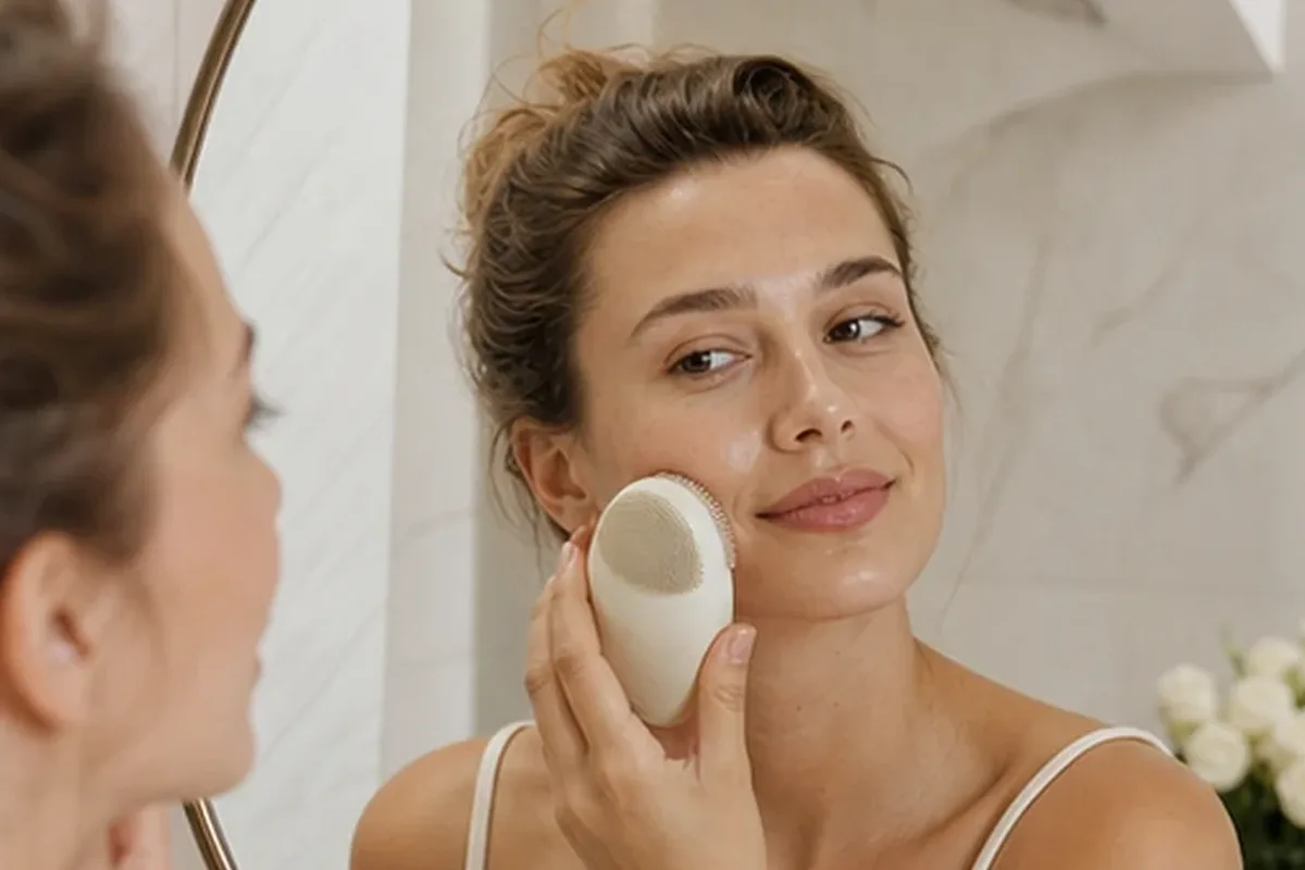 Authentische Beauty-Routine passend zum Thema Ionen-Haartrockner bei kleinem Budget
