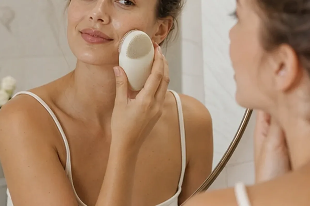 Authentische Beauty-Routine passend zum Thema Munddusche für Anfänger