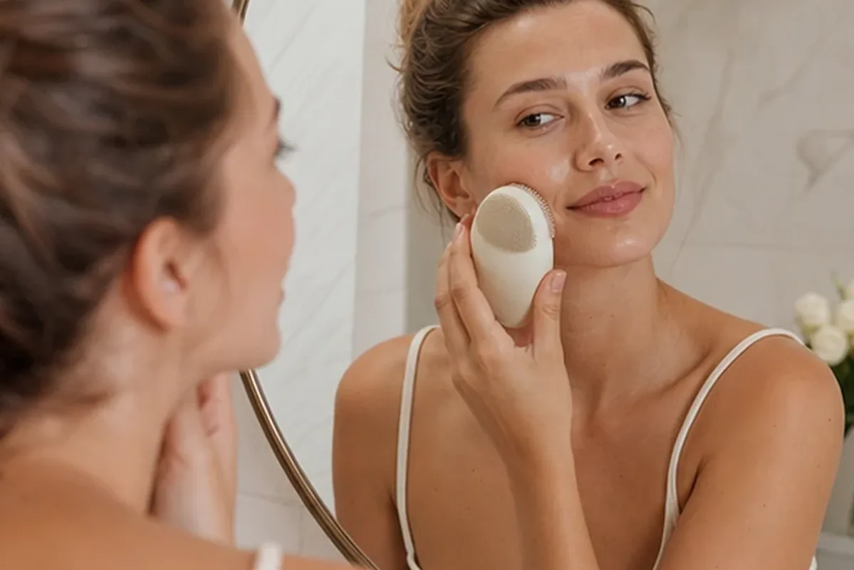 Authentische Beauty-Routine passend zum Thema Augenpflege für trockene Haut