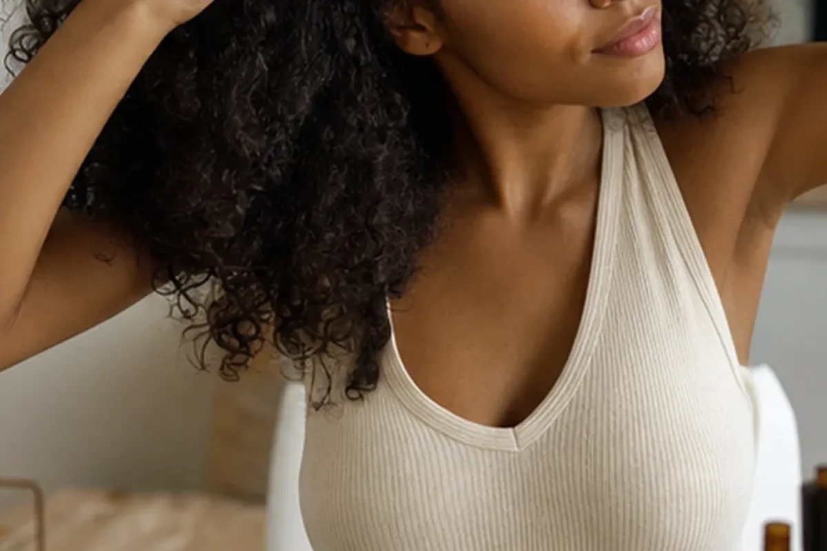 Redaktioneller Beauty-Moment zur Ausgangslage bei Silbershampoo für empfindliche Kopfhaut