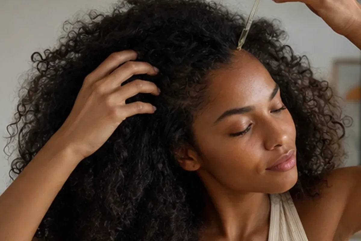Redaktionelle Detailaufnahme zur Orientierung bei Lockengel bei Frizz