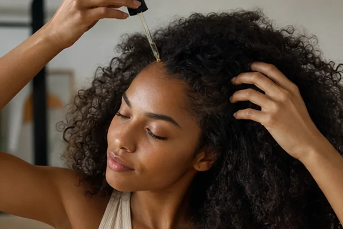 Redaktionelle Detailaufnahme zur Orientierung bei Tiefenreinigungsshampoo für strapaziertes Haar