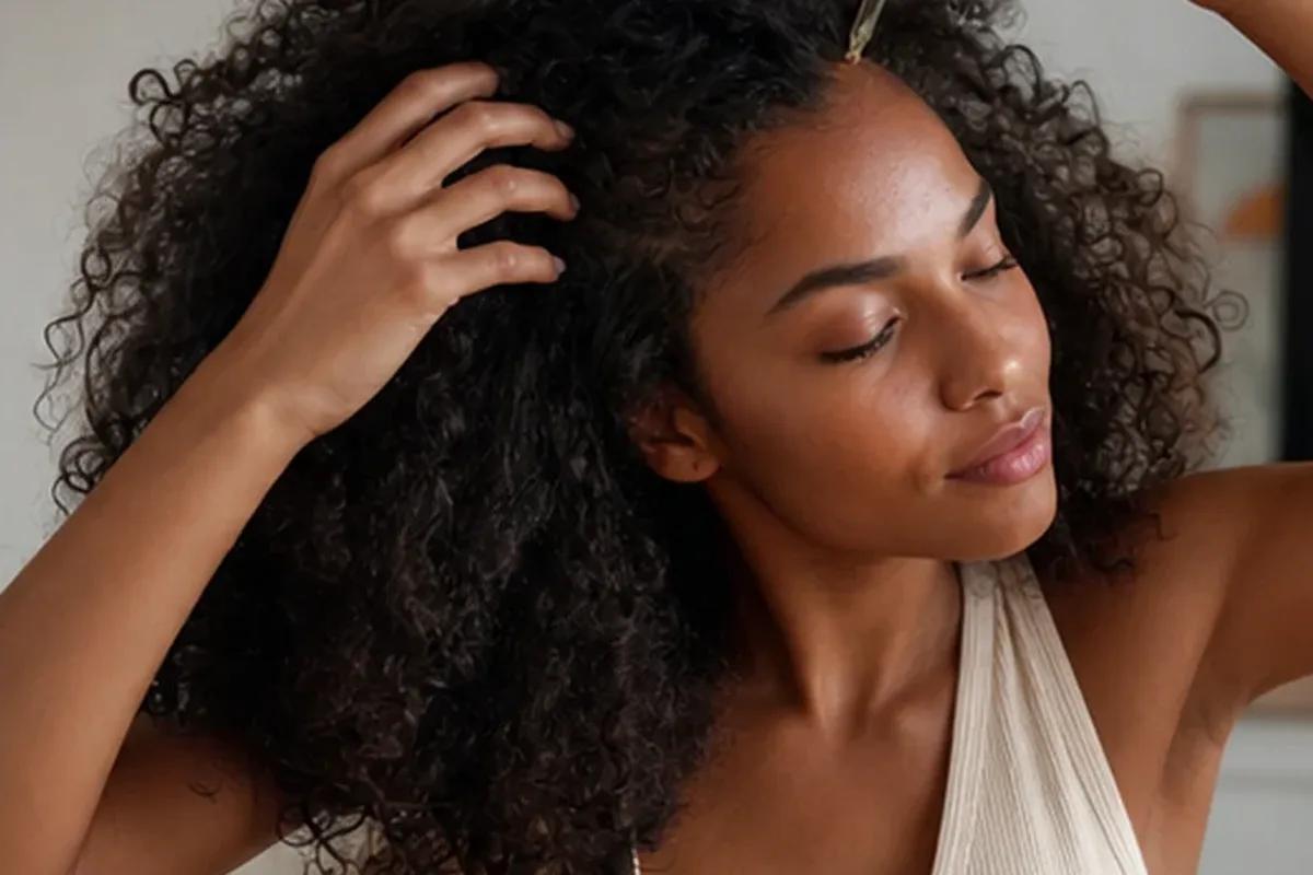 Redaktioneller Beauty-Moment zur Ausgangslage bei Tiefenreinigungsshampoo für trockenes Haar