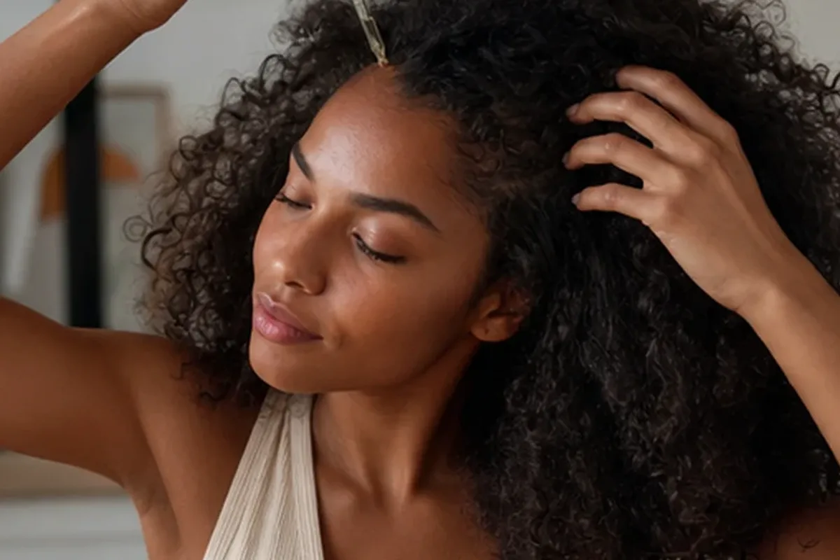 Hochwertige Beauty-Inszenierung zu Auswahlkriterien für Silbershampoo für empfindliche Kopfhaut