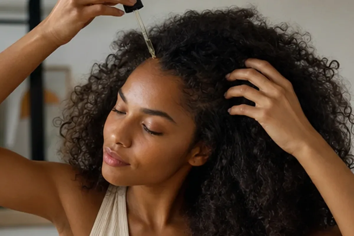 Emotionaler und authentischer Anwendungsmoment rund um Silbershampoo bei Haarbruch