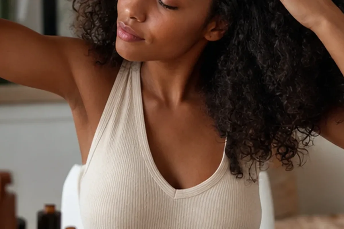 Hochwertige Beauty-Inszenierung zu Auswahlkriterien für Conditioner für empfindliche Kopfhaut