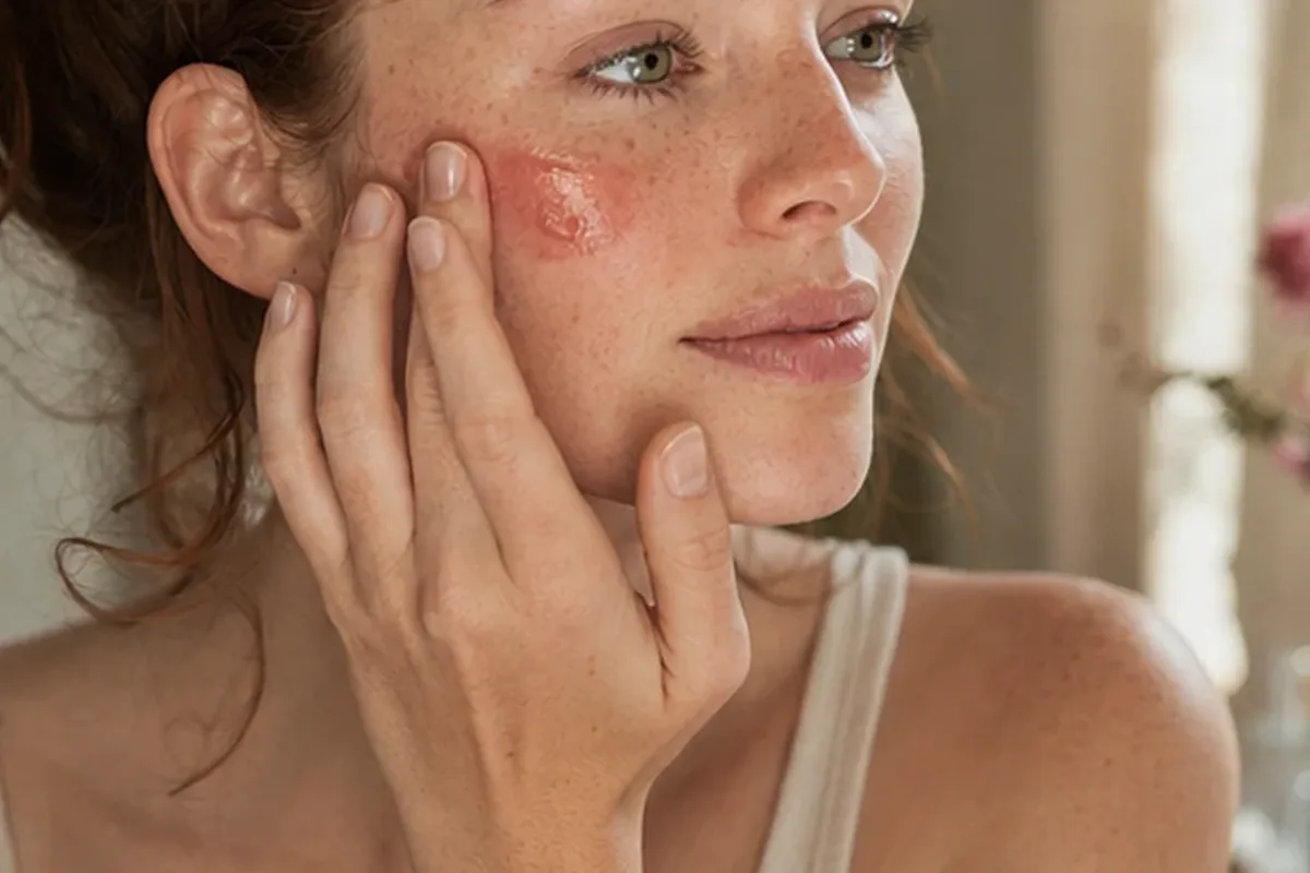 Authentische Beauty-Routine passend zum Thema Lidschatten für empfindliche Haut