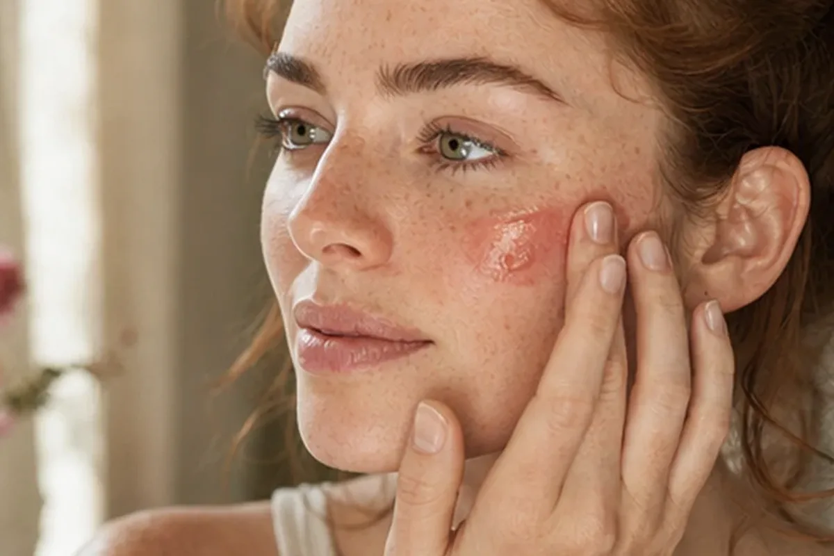 Redaktionelle Detailaufnahme zur Orientierung bei Setting Spray für langen Halt