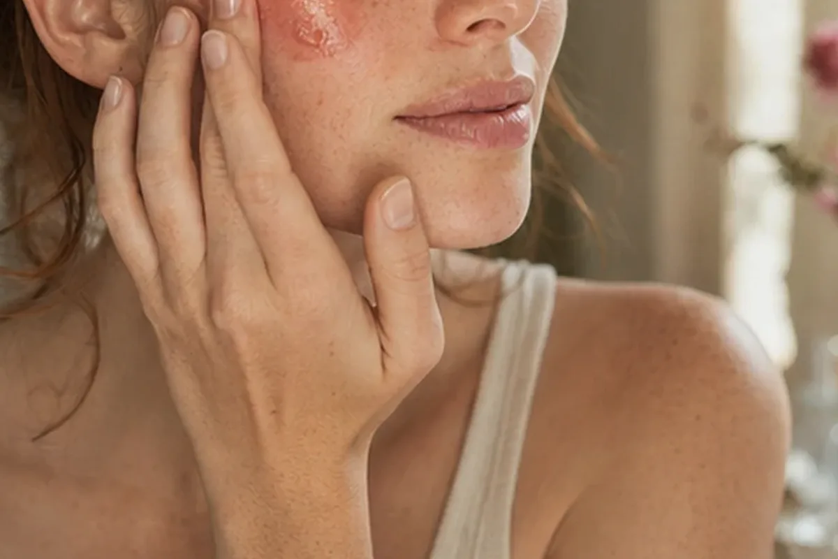 Authentische Beauty-Routine passend zum Thema Highlighter für ölige Haut