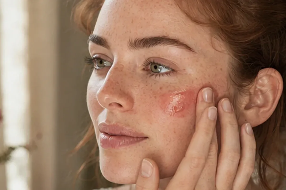 Redaktionelle Detailaufnahme zur Orientierung bei Skin Tint für ölige Haut