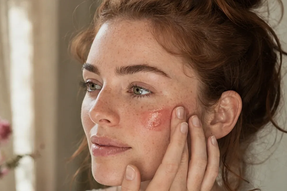 Redaktioneller Beauty-Moment zur Ausgangslage bei Rouge für reife Haut