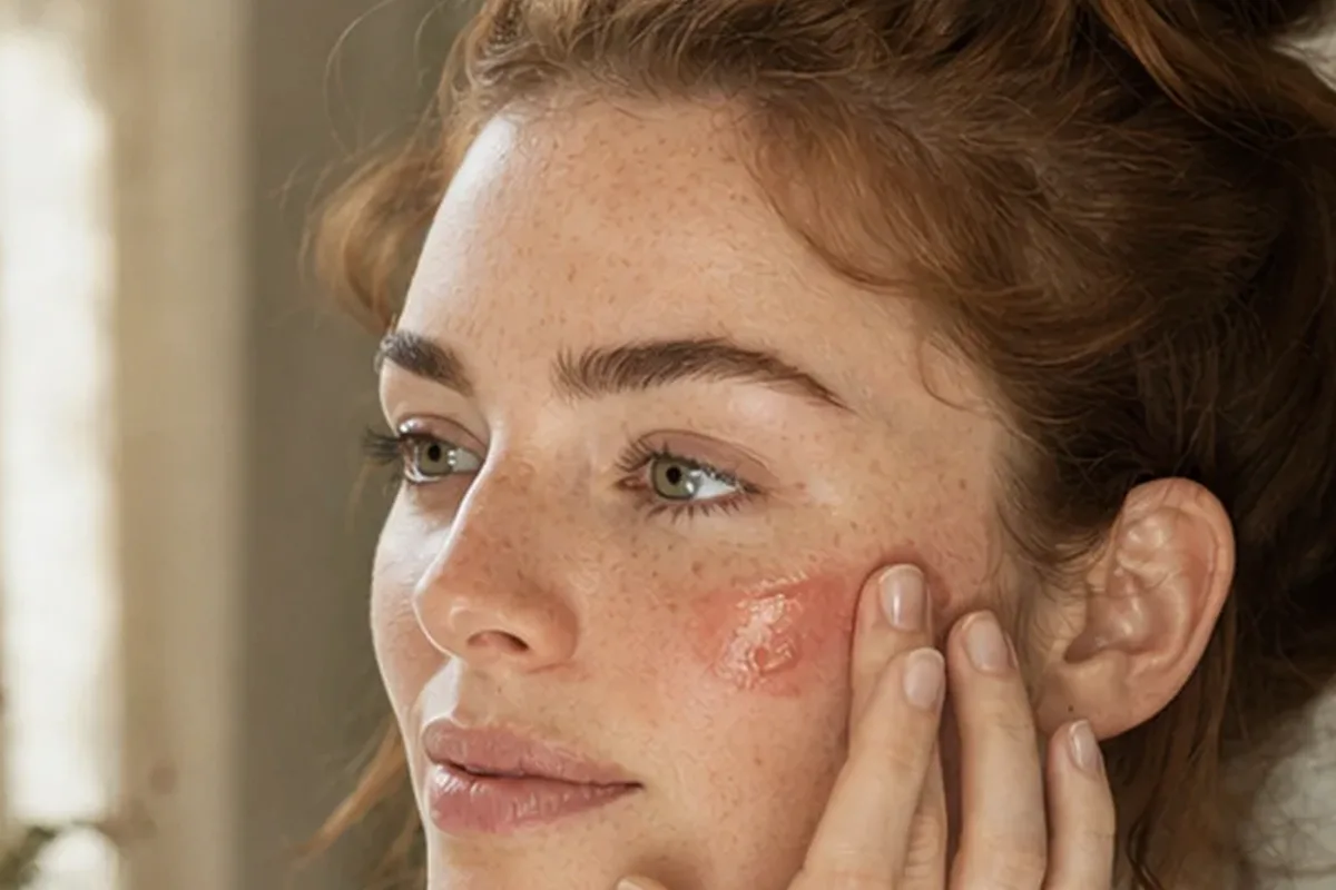 Redaktionelle Detailaufnahme zur Orientierung bei Concealer für reife Haut