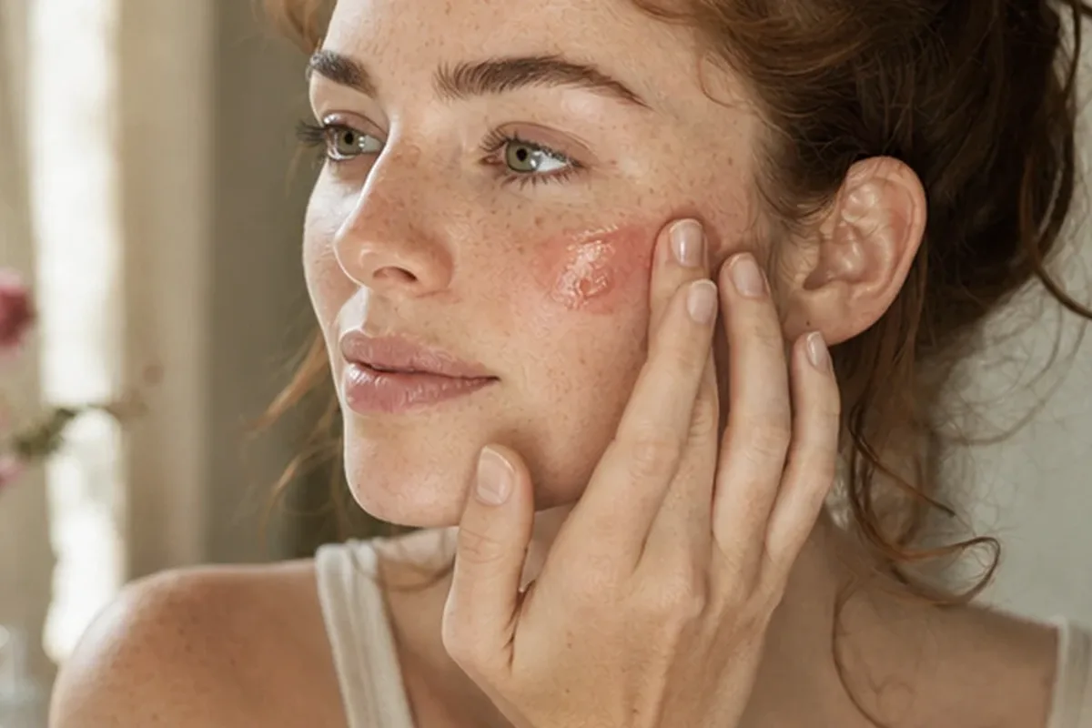 Authentische Beauty-Routine passend zum Thema Lippenstift für empfindliche Haut