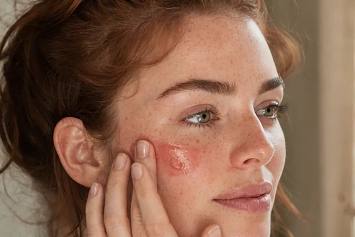 Authentische Beauty-Routine passend zum Thema Make-up-Pinsel für reife Haut