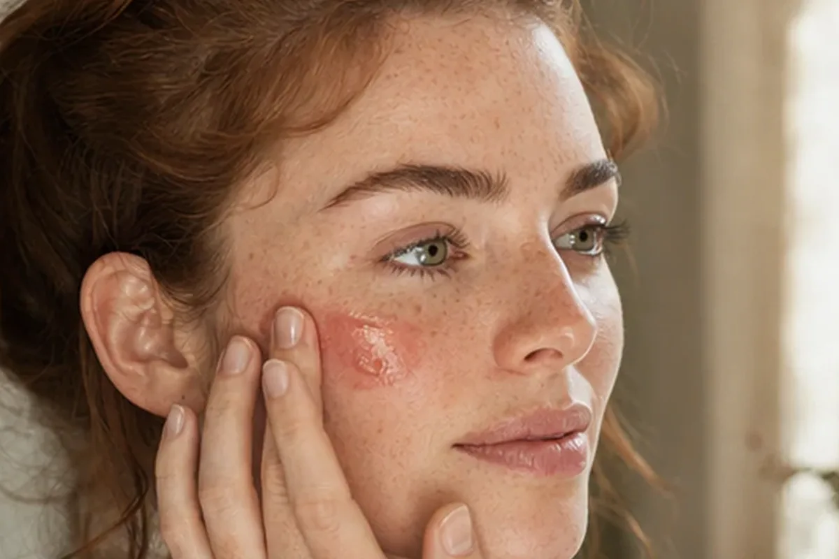 Hochwertige Beauty-Inszenierung zu Auswahlkriterien für Puder bei großen Poren
