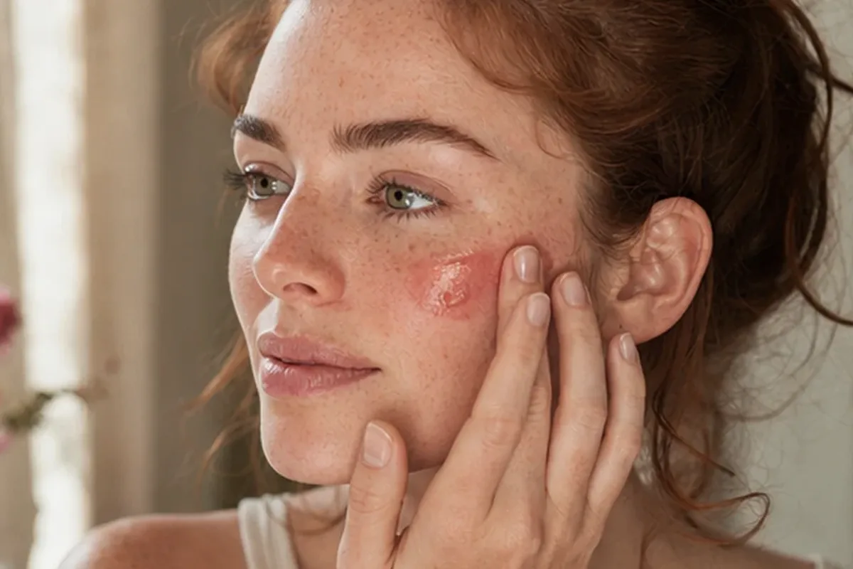 Redaktioneller Beauty-Moment zur Ausgangslage bei Setting Spray für empfindliche Haut