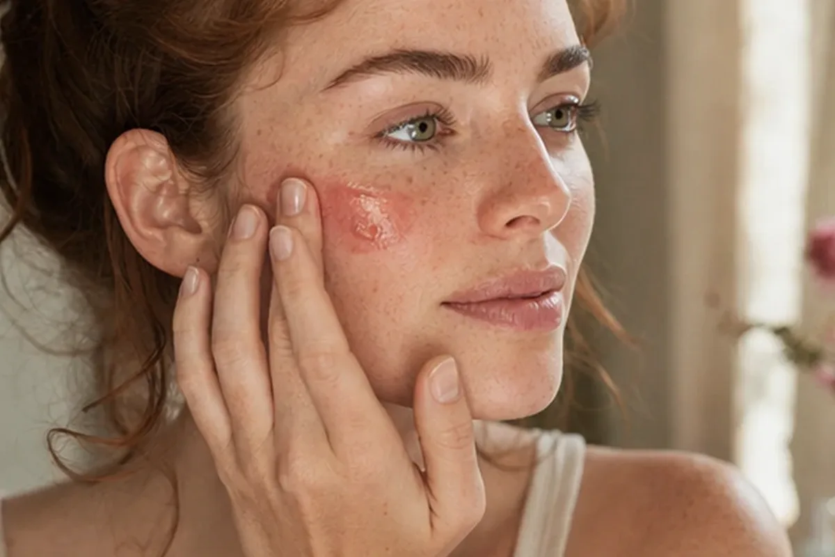 Redaktioneller Beauty-Moment zur Ausgangslage bei Skin Tint für langen Halt