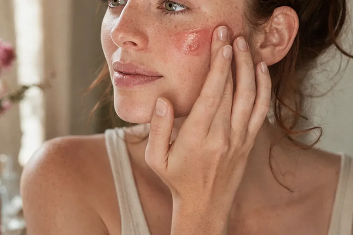 Hochwertige Beauty-Inszenierung zu Auswahlkriterien für Lip Tint für empfindliche Haut