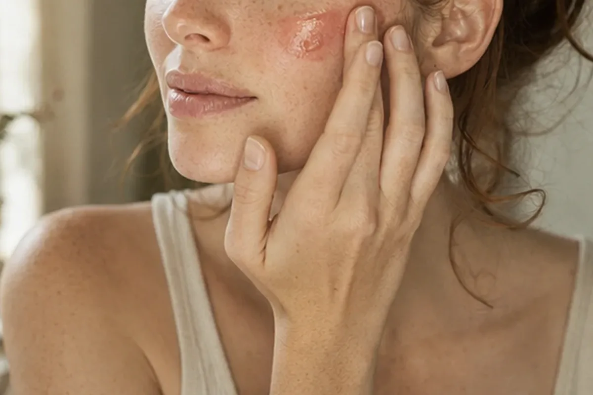 Authentische Beauty-Routine passend zum Thema Skin Tint für reife Haut