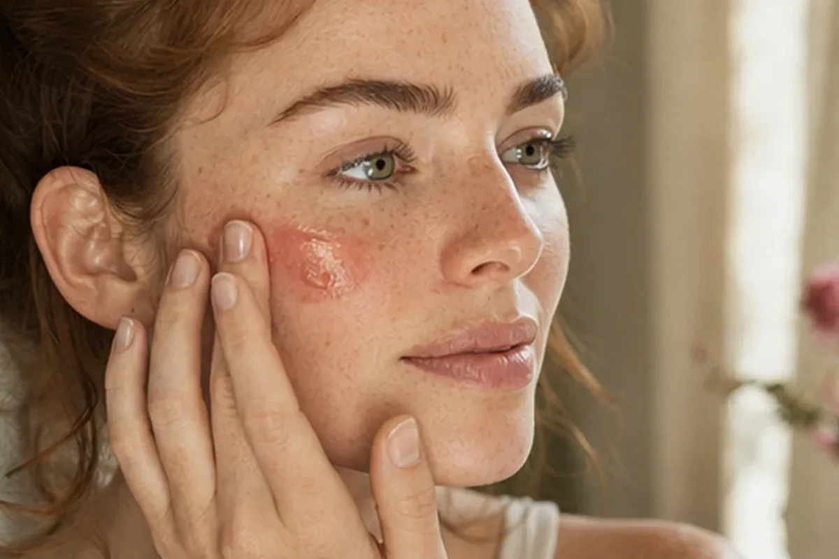 Authentische Beauty-Routine passend zum Thema Puder für empfindliche Haut