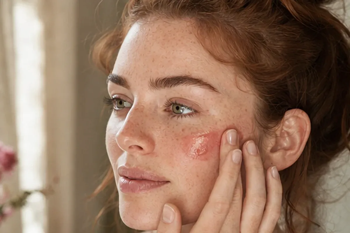 Hochwertige Beauty-Inszenierung zu Auswahlkriterien für Primer bei großen Poren