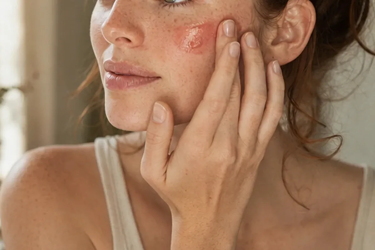 Redaktionelle Detailaufnahme zur Orientierung bei Lidschatten für empfindliche Haut