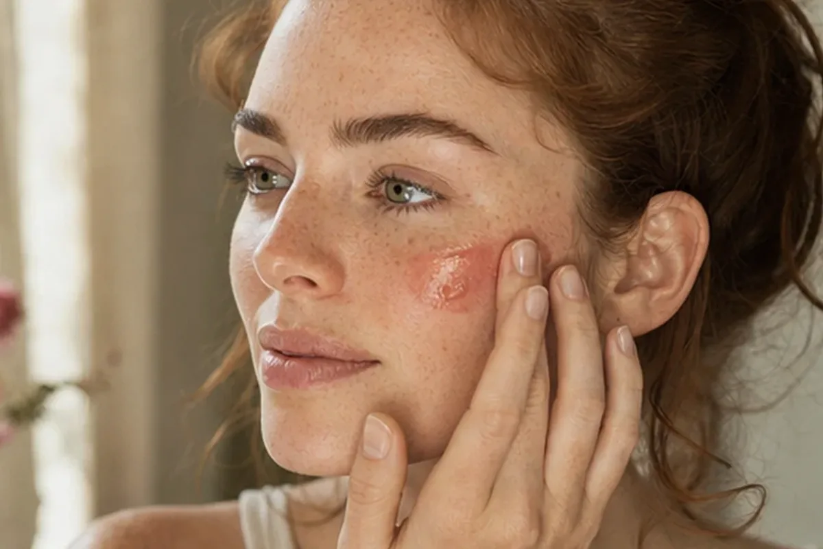 Emotionaler und authentischer Anwendungsmoment rund um Make-up-Pinsel für einen natürlichen Look