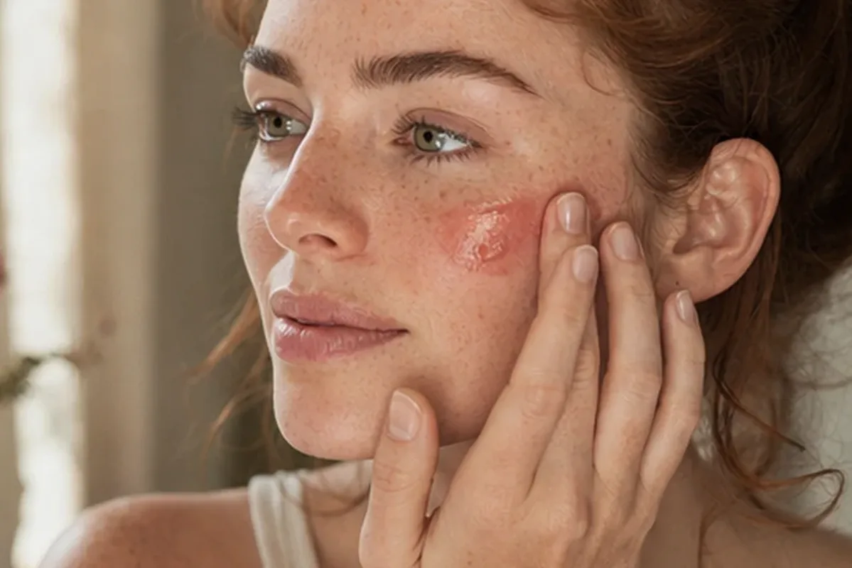 Redaktioneller Beauty-Moment zur Ausgangslage bei Highlighter für langen Halt