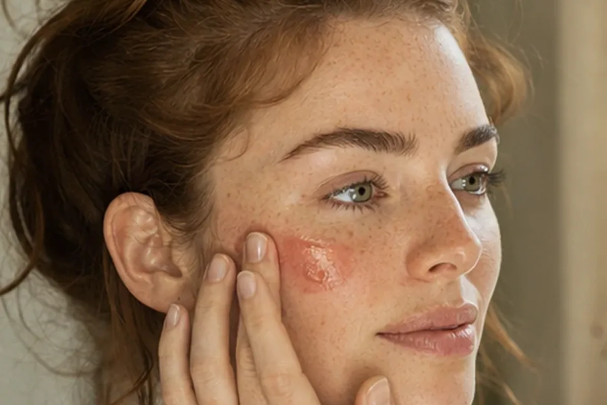 Authentischer Wohlfühlmoment passend zum Beauty-Thema Bronzer für ölige Haut